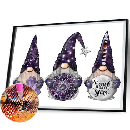 Tower Gnome - Full Round Drill Diamond Painting 50*40CM