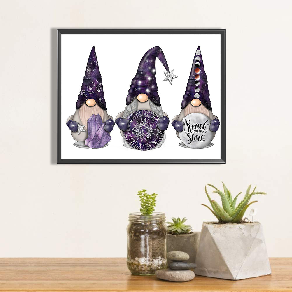 Tower Gnome 50*40CM(Canvas) Full Round Drill Diamond Painting