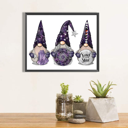 Tower Gnome - Full Round Drill Diamond Painting 50*40CM
