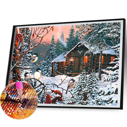 Country House - Full Round Drill Diamond Painting 50*40CM