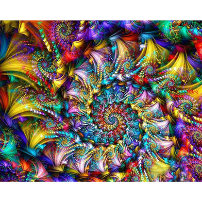 Fractal Art 50*40CM(Canvas) Full Round Drill Diamond Painting
