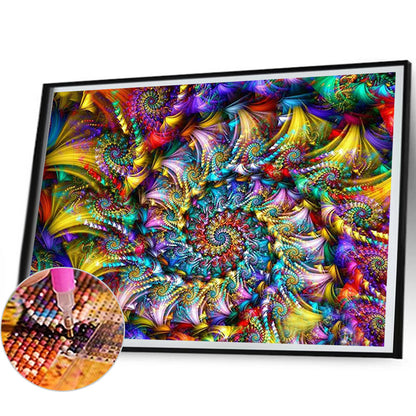 Fractal Art 50*40CM(Canvas) Full Round Drill Diamond Painting