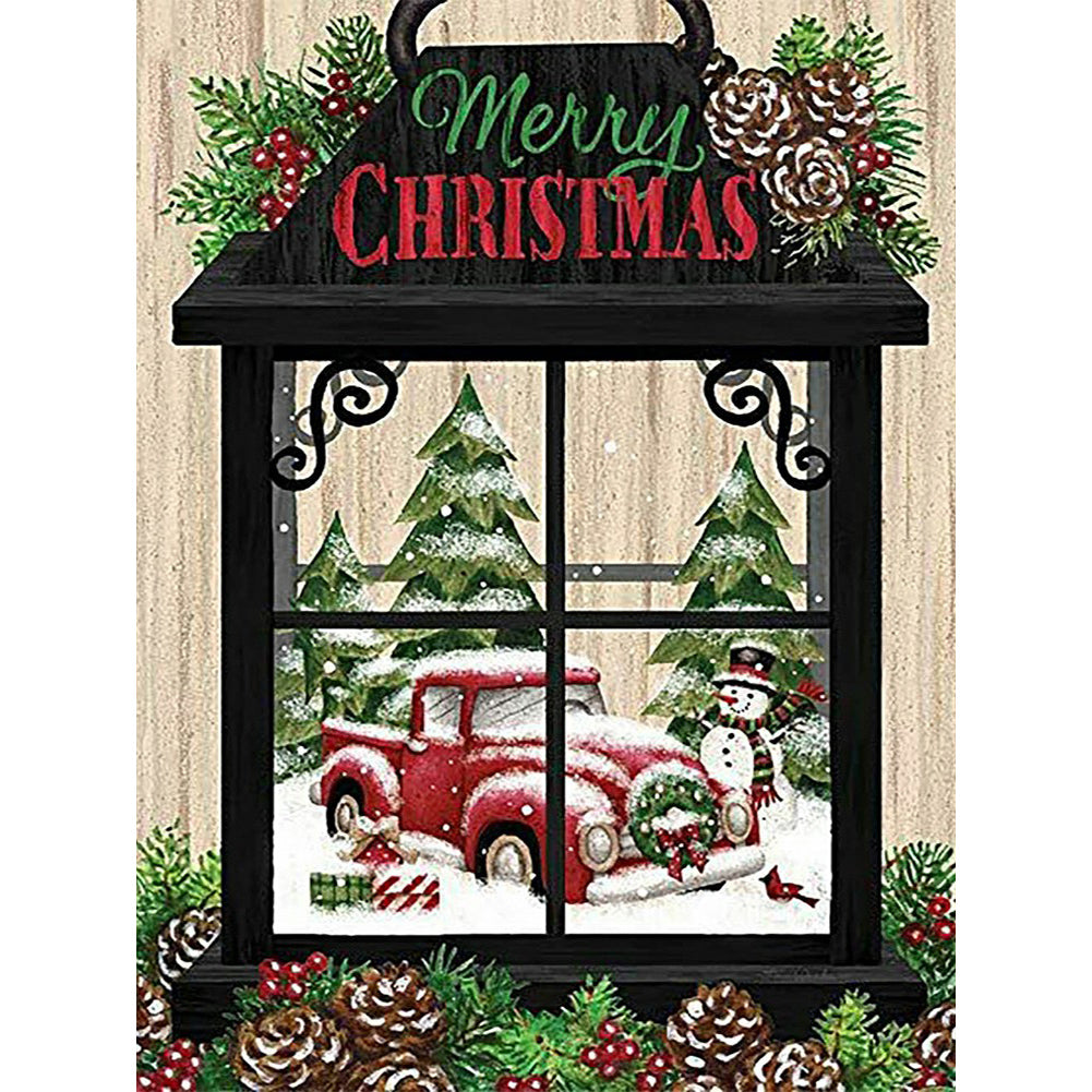 Little Red Car - Full Square Drill Diamond Painting 30*40CM