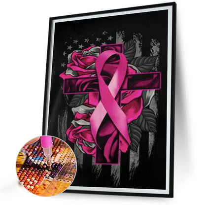 Cross - Full Square Drill Diamond Painting 30*40CM