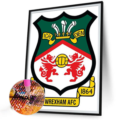 Wrexham Association Football Club 30*40CM(Canvas) Full Square Drill Diamond Painting