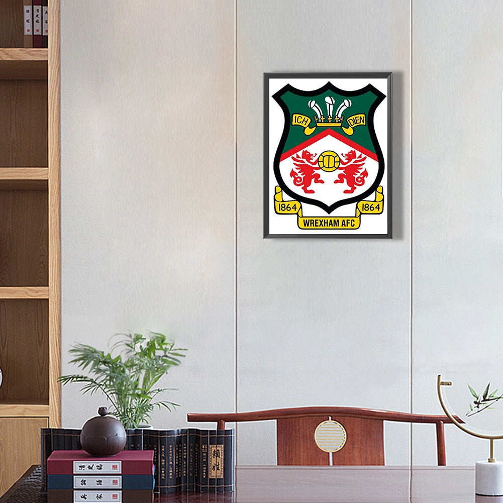 Wrexham Association Football Club 30*40CM(Canvas) Full Square Drill Diamond Painting