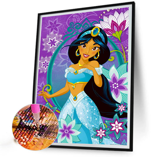 Princess Jasmine - Full Round Drill Diamond Painting 30*40CM