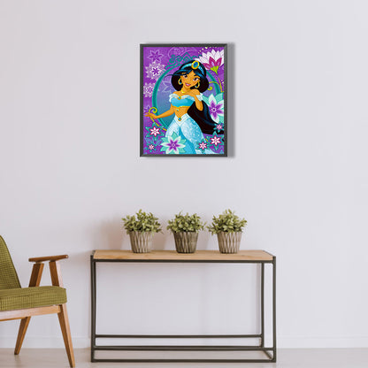 Princess Jasmine - Full Round Drill Diamond Painting 30*40CM