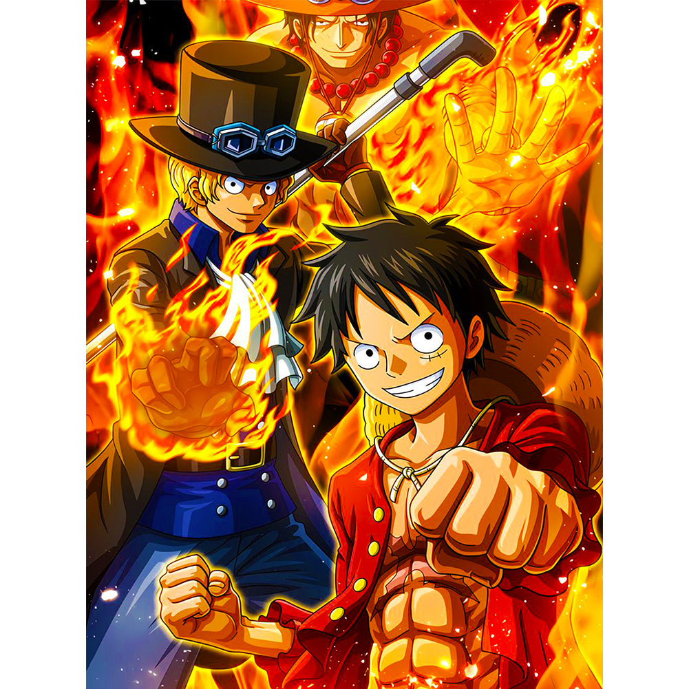 One Piece - Full Round Drill Diamond Painting 30*40CM