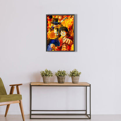 One Piece - Full Round Drill Diamond Painting 30*40CM