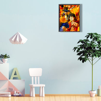 One Piece - Full Round Drill Diamond Painting 30*40CM