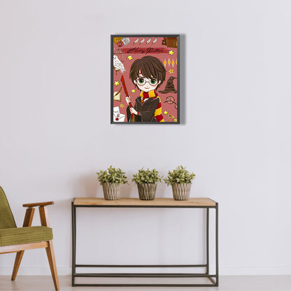 Harry Potter - Full Round Drill Diamond Painting 30*40CM