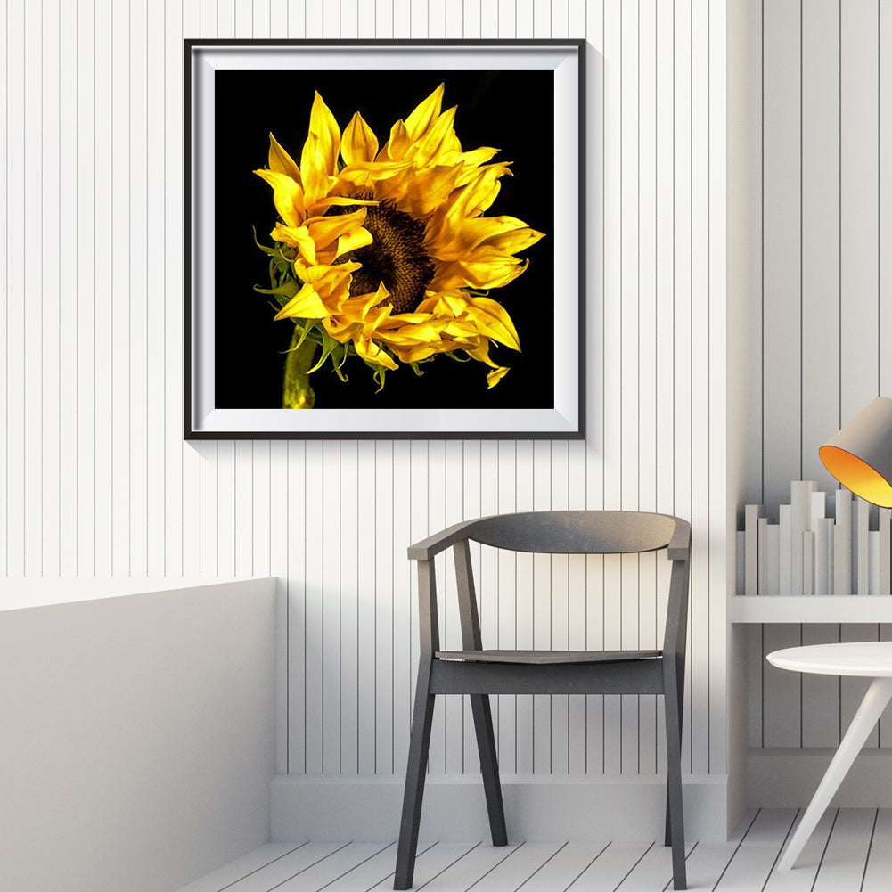 Sunflower 30*30CM(Canvas) Full Round Drill Diamond Painting