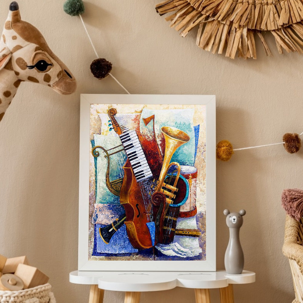 Instrument Set - Full Round Drill Diamond Painting 40*50CM