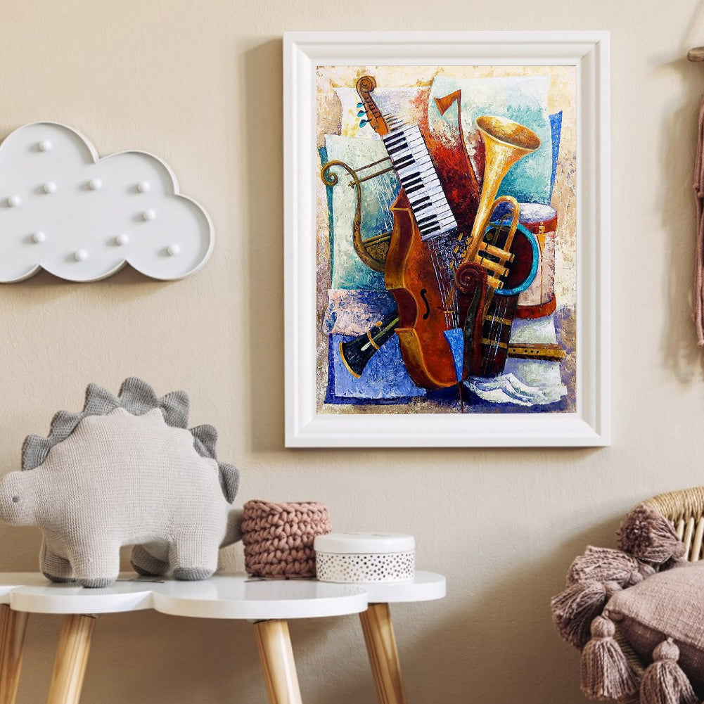 Instrument Set - Full Round Drill Diamond Painting 40*50CM