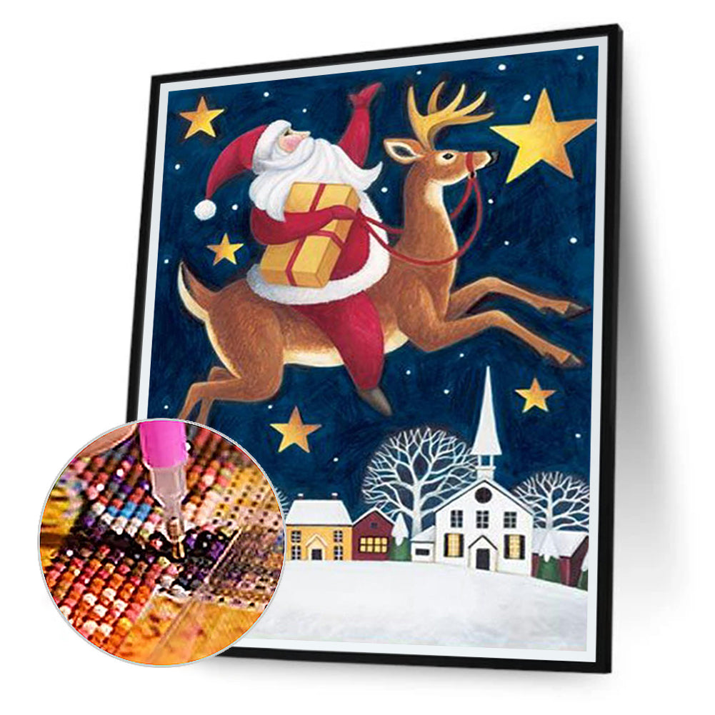 Santa Claus - Full Round Drill Diamond Painting 50*60CM