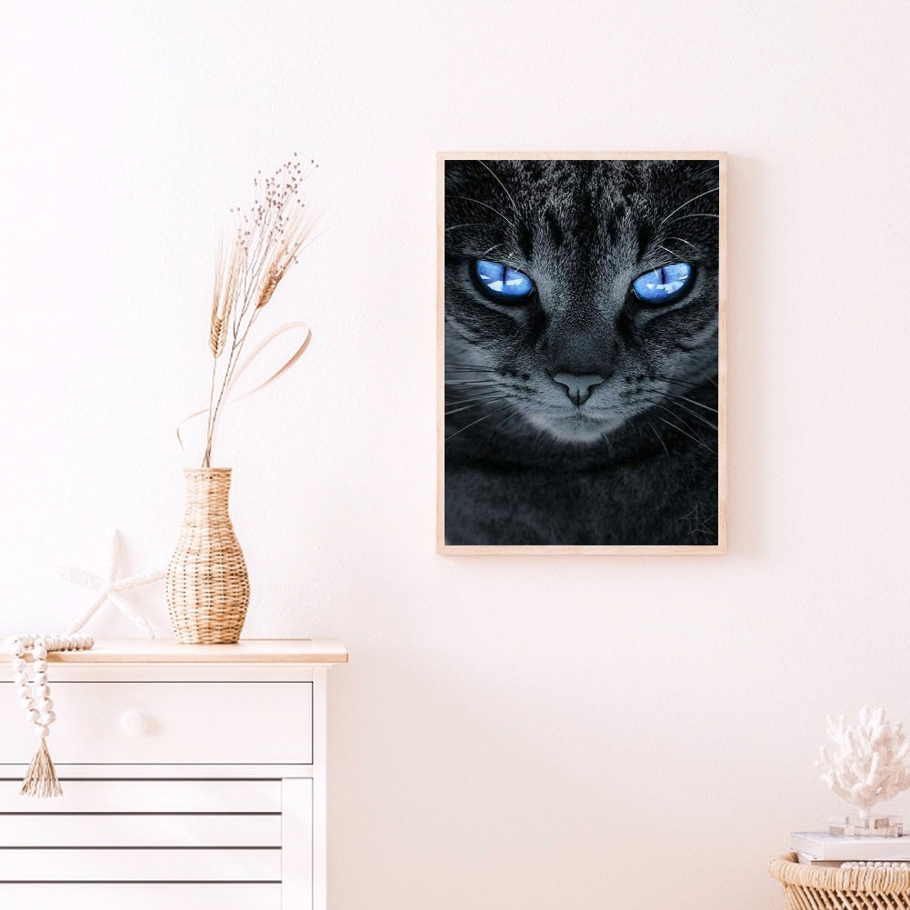 Black Cat - Full Round Drill Diamond Painting 40*50CM