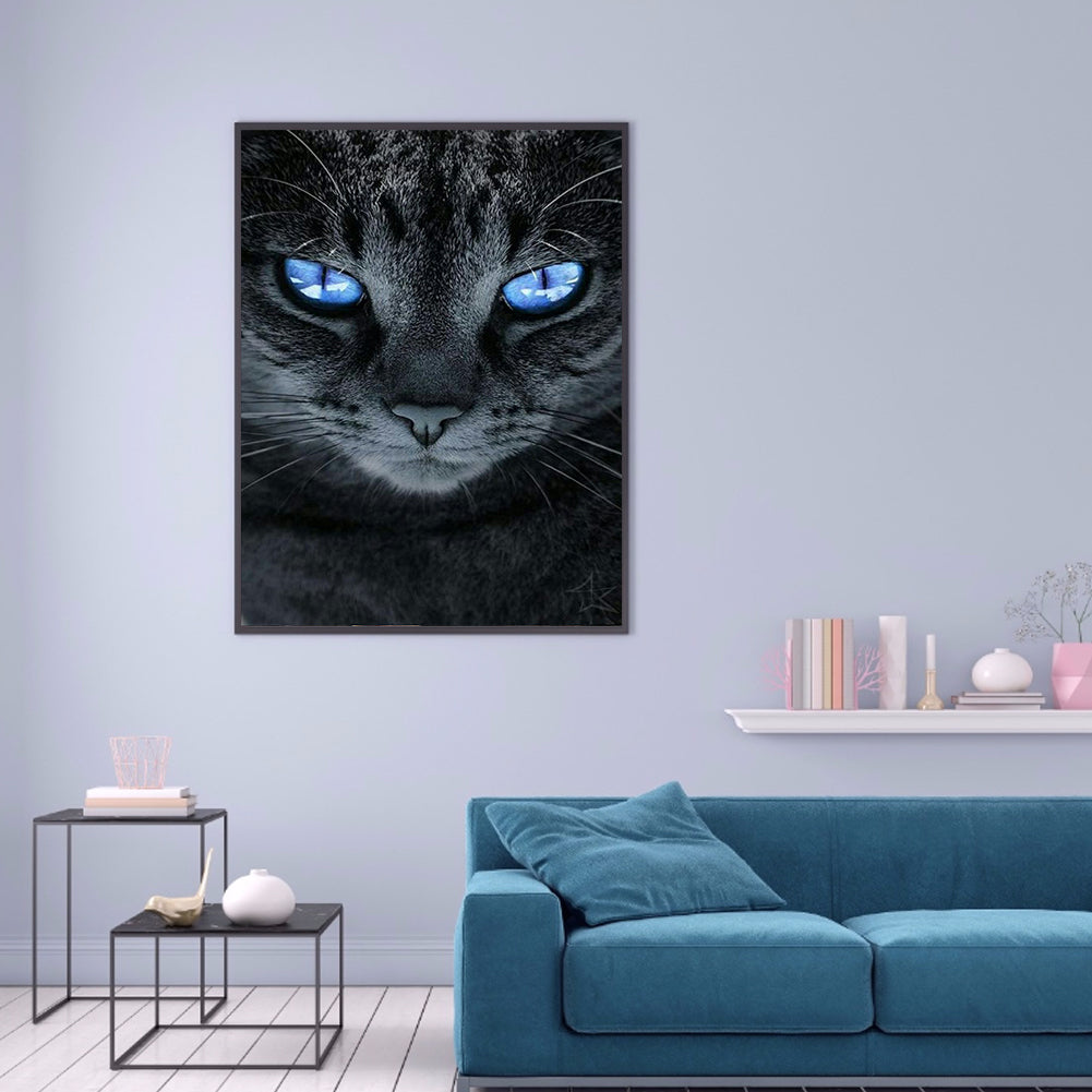 Black Cat - Full Round Drill Diamond Painting 40*50CM