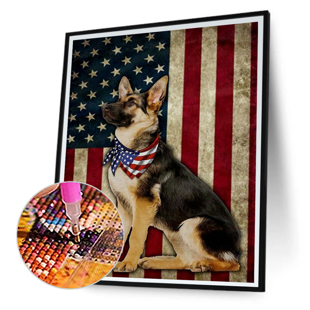 Husky - Full Round Drill Diamond Painting 40*50CM