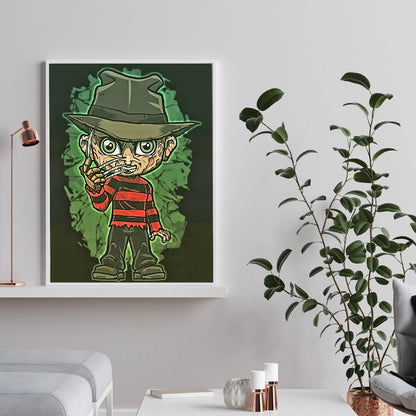 Horror Doll - Full Round Drill Diamond Painting 40*50CM