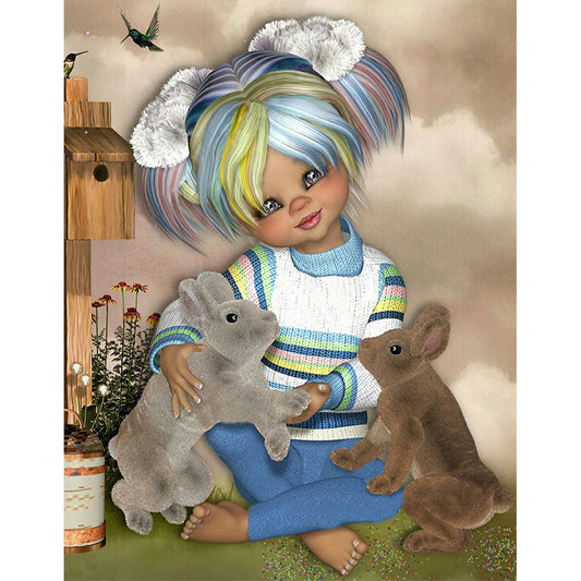 Baby - Full Round Drill Diamond Painting 40*50CM