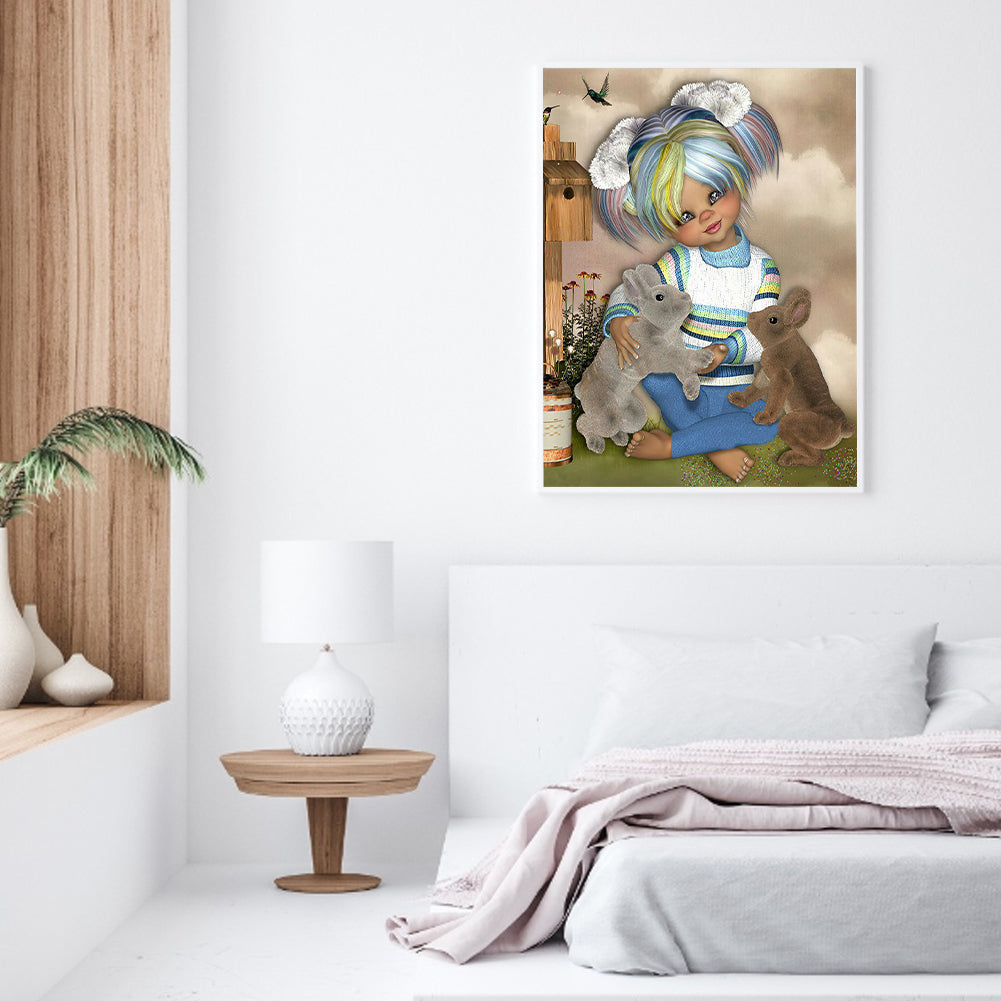 Baby - Full Round Drill Diamond Painting 40*50CM