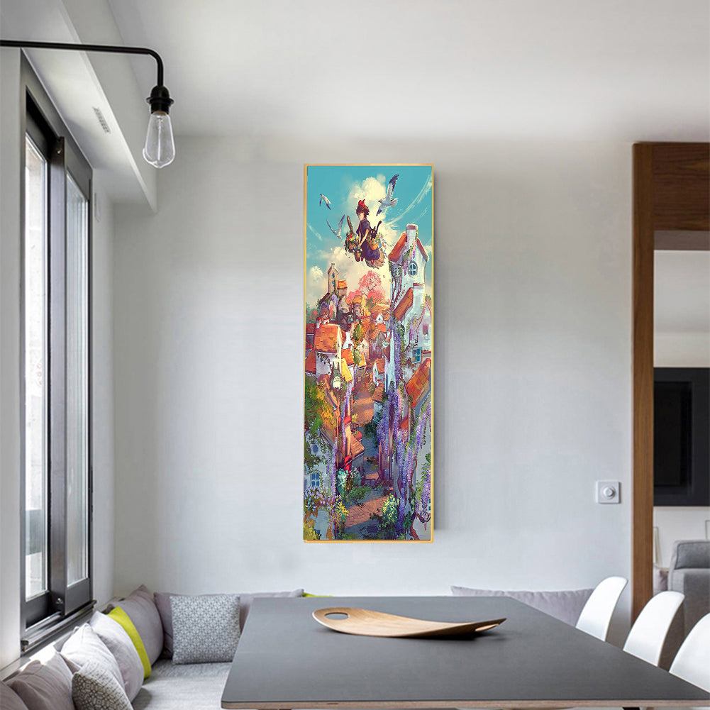 Hayao Miyazaki - Full Round Drill Diamond Painting 30*70CM