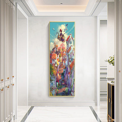 Hayao Miyazaki - Full Round Drill Diamond Painting 30*70CM