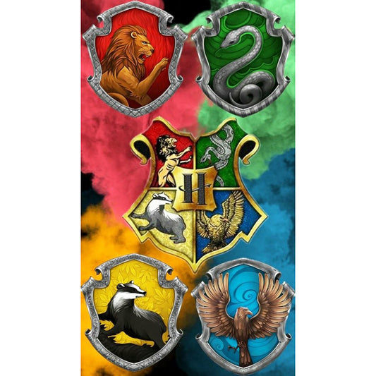 Harry Potter Badge - Full Square Drill Diamond Painting 40*70CM