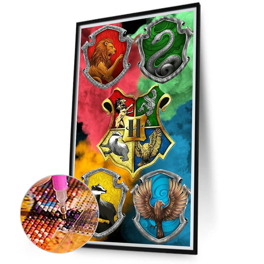 Harry Potter Badge 40*70CM(Canvas) Full Square Drill Diamond Painting