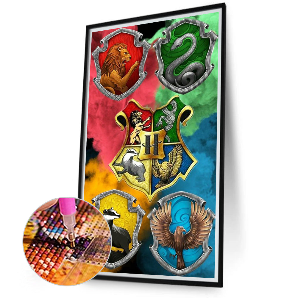 Harry Potter Badge - Full Square Drill Diamond Painting 40*70CM