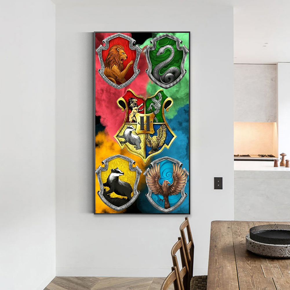 Harry Potter Badge - Full Square Drill Diamond Painting 40*70CM