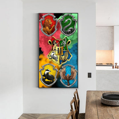 Harry Potter Badge - Full Square Drill Diamond Painting 40*70CM