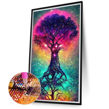 Dream Wisdom Tree - Full Square Drill Diamond Painting 40*70CM