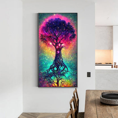 Dream Wisdom Tree 40*70CM(Canvas) Full Square Drill Diamond Painting