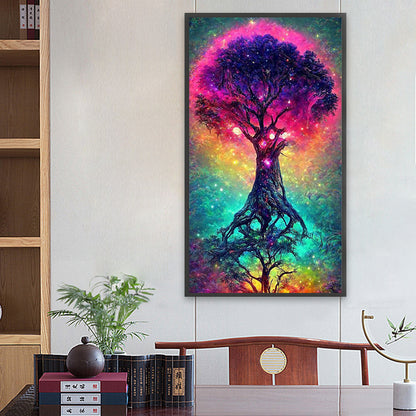 Dream Wisdom Tree - Full Square Drill Diamond Painting 40*70CM