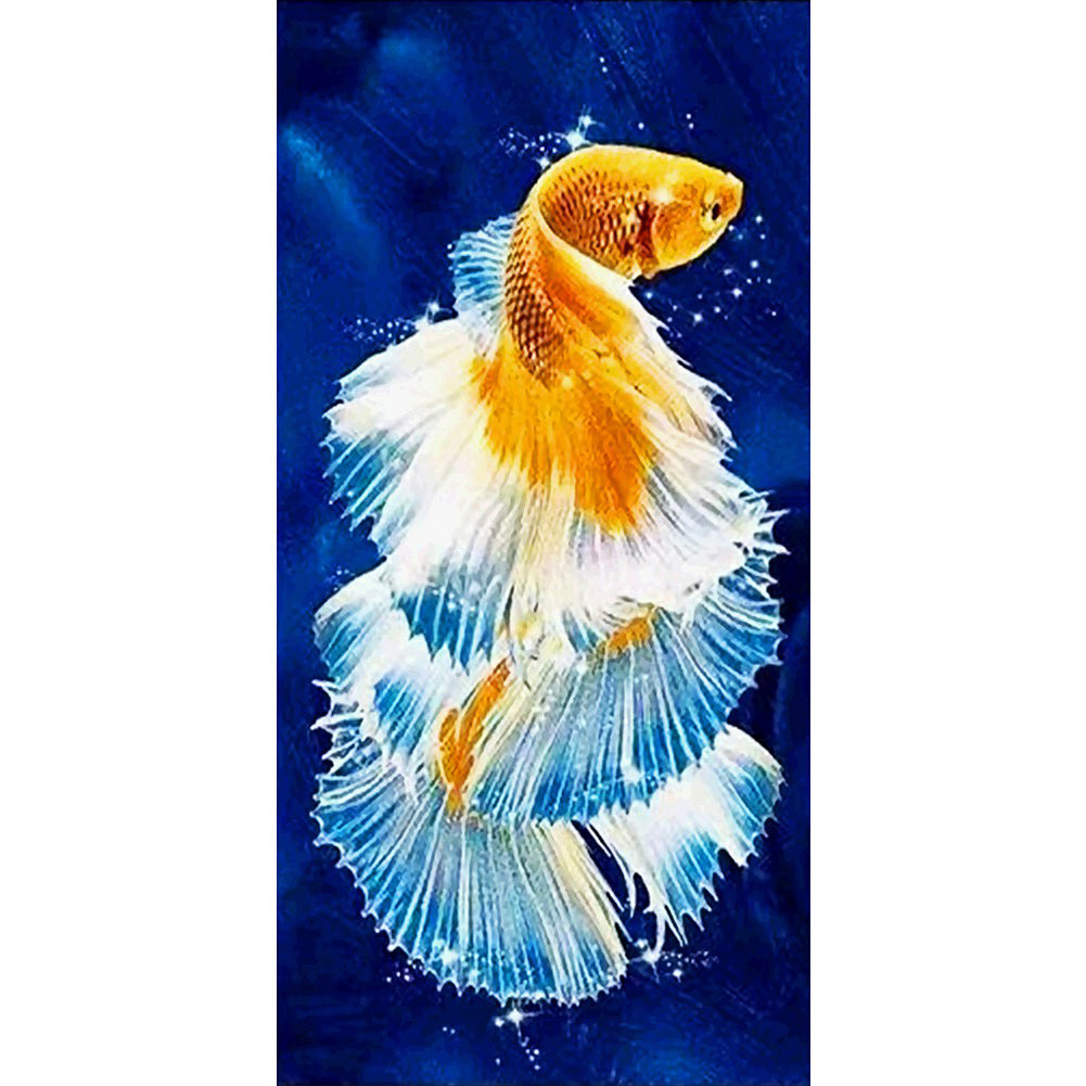 Koi Fish 45*85CM(Canvas) Full Square Drill Diamond Painting