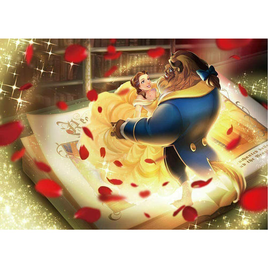 Beauty And The Beast - Full Round Drill Diamond Painting 40*30CM
