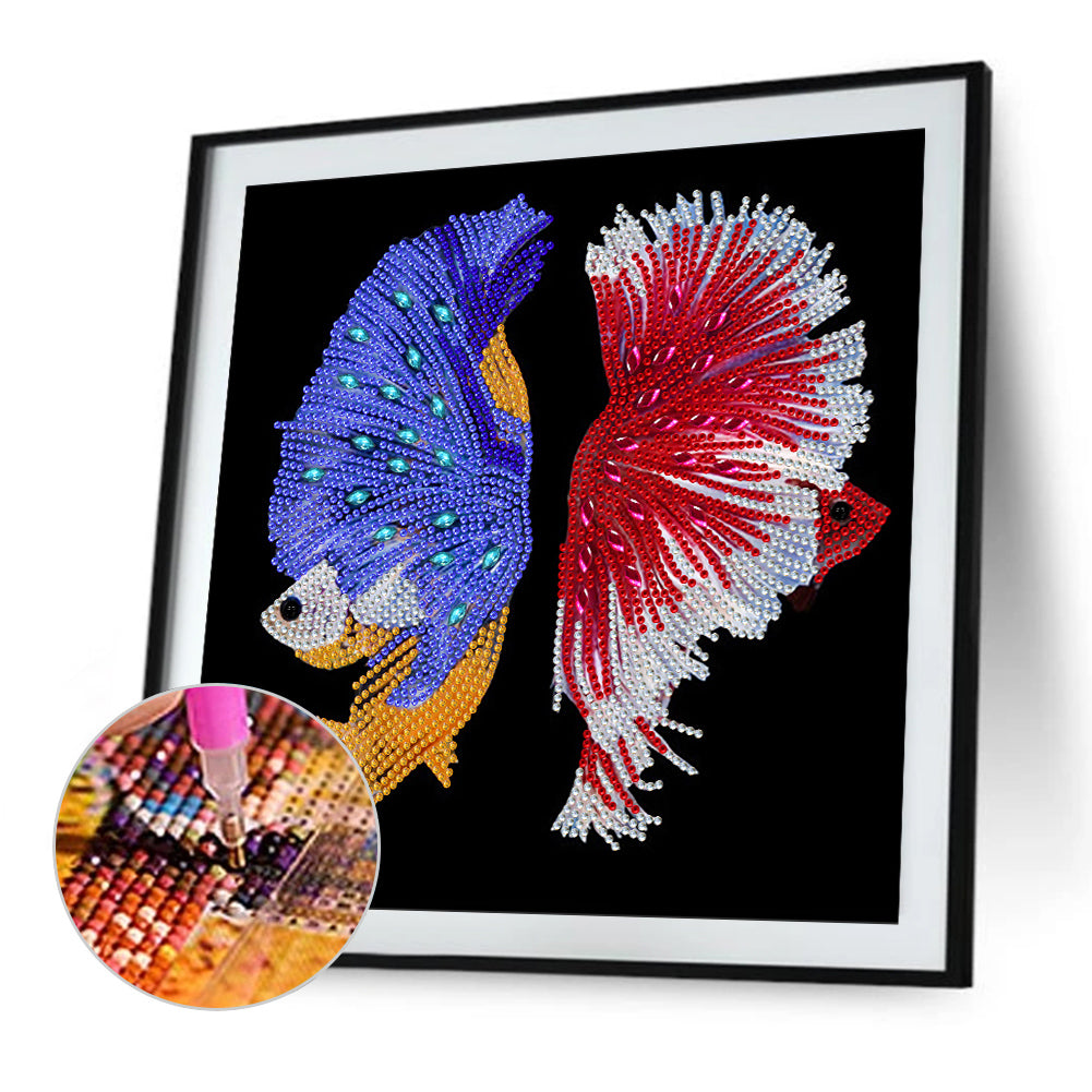 Koi Fish - Special Shaped Drill Diamond Painting 30*30CM