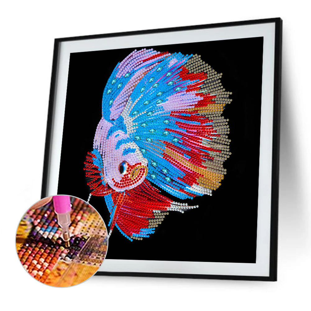 Koi Fish 30*30CM(Canvas) Special Shaped Drill Diamond Painting