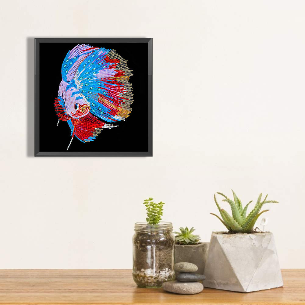 Koi Fish 30*30CM(Canvas) Special Shaped Drill Diamond Painting