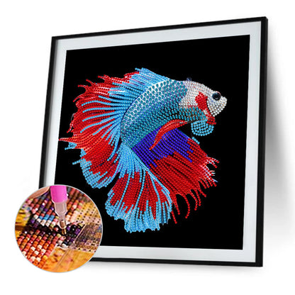 Koi Fish 30*30CM(Canvas) Special Shaped Drill Diamond Painting