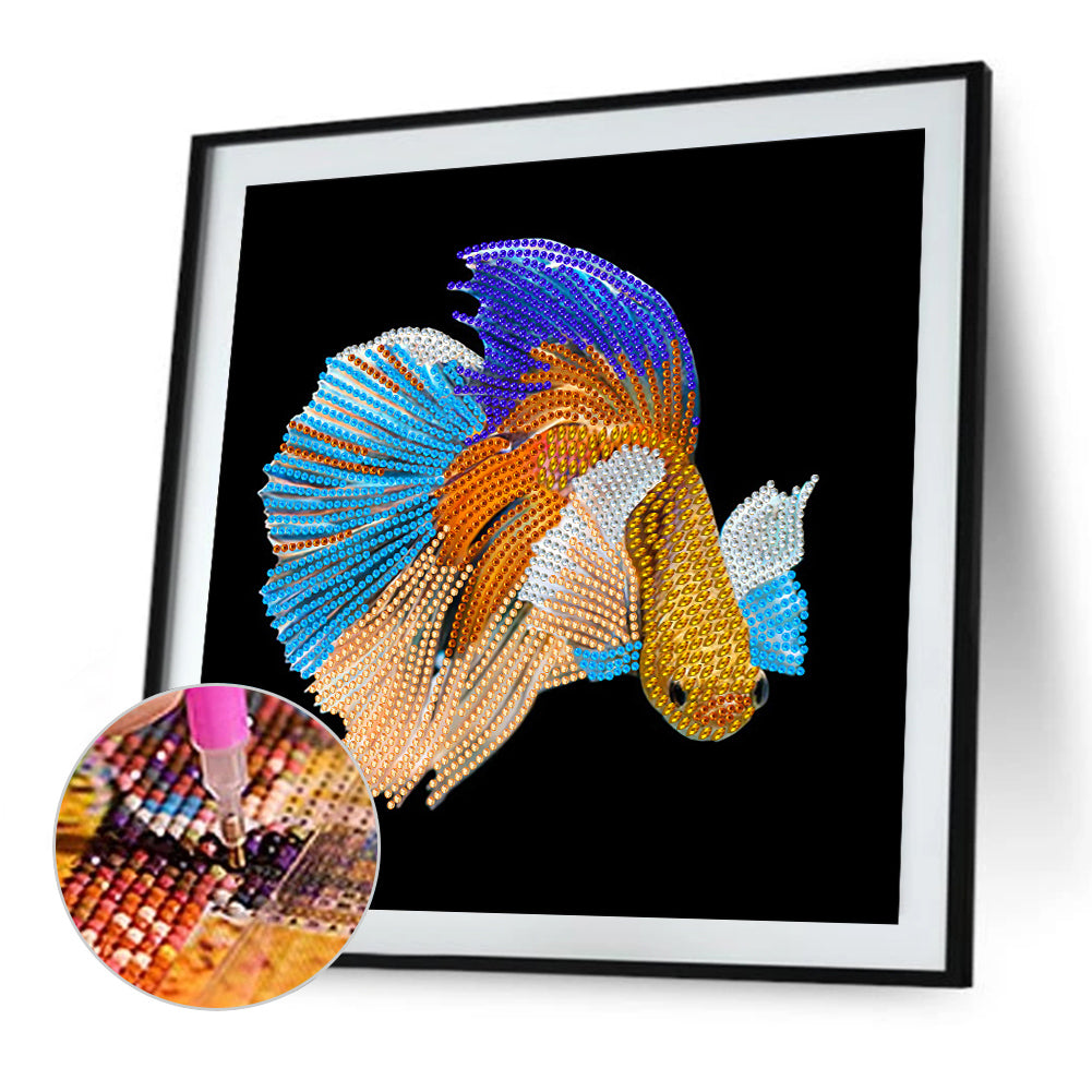 Koi Fish 30*30CM(Canvas) Special Shaped Drill Diamond Painting