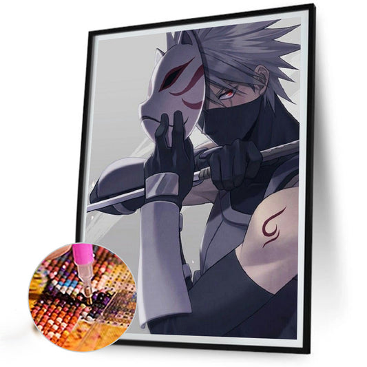 Hatake Kakashi - Full Round Drill Diamond Painting 30*40CM