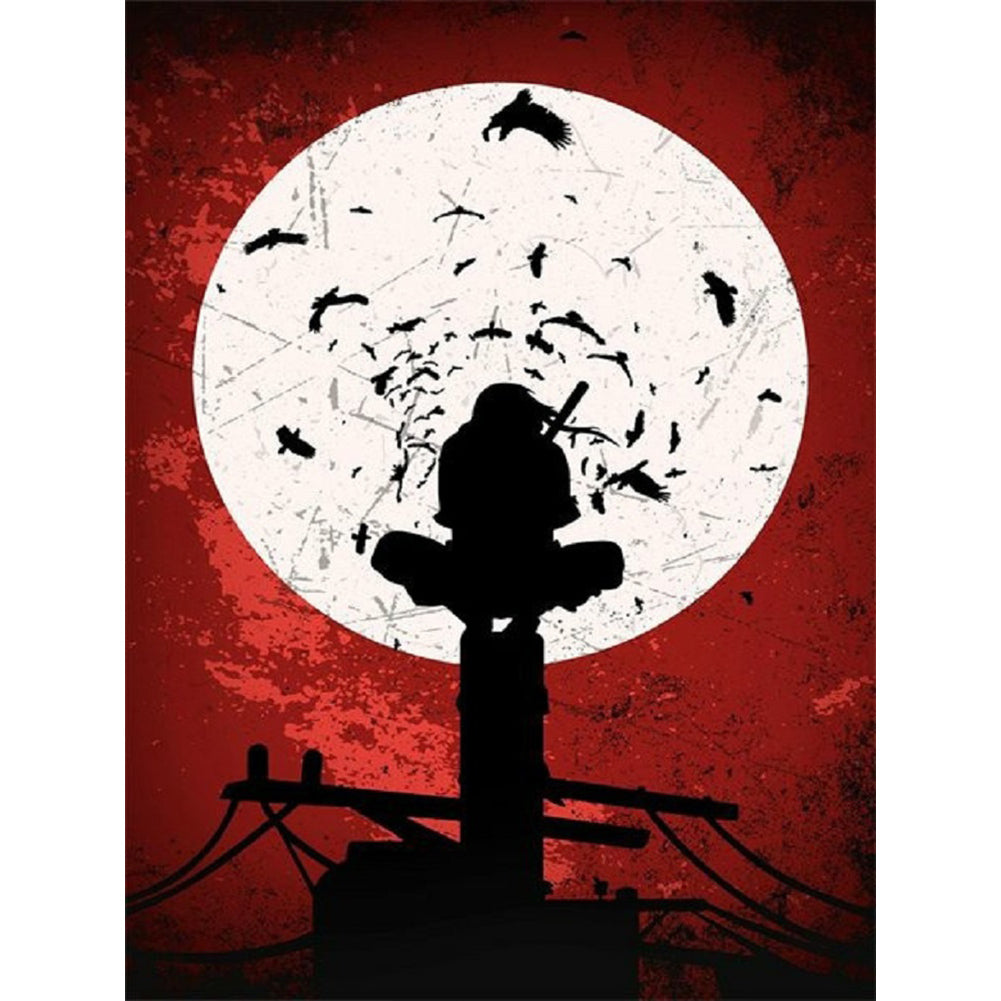 Uchiha Itachi - Full Round Drill Diamond Painting 30*40CM