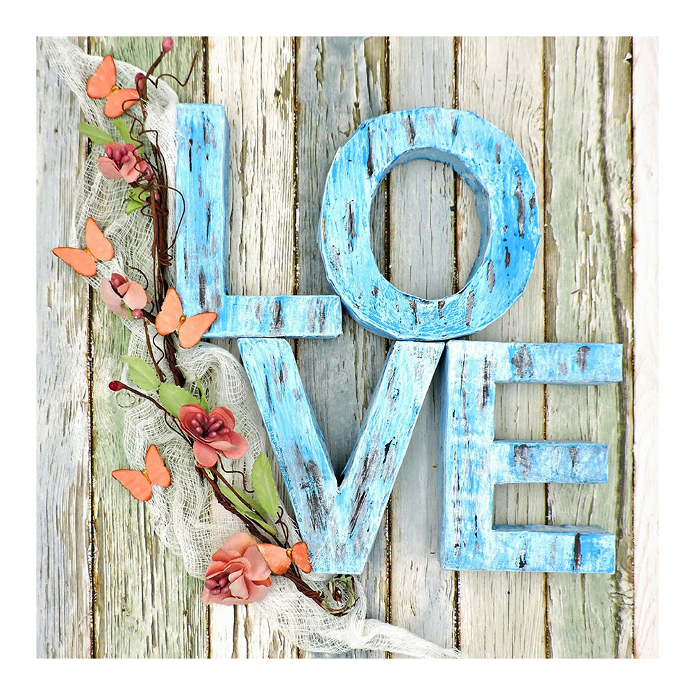 Love - Full Round Drill Diamond Painting 40*40CM