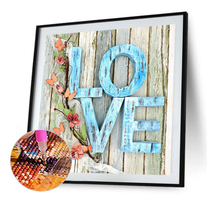 Love - Full Round Drill Diamond Painting 40*40CM