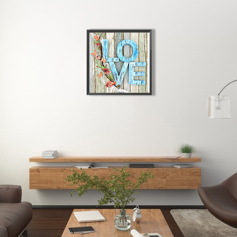Love - Full Round Drill Diamond Painting 40*40CM