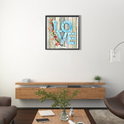 Love - Full Round Drill Diamond Painting 40*40CM
