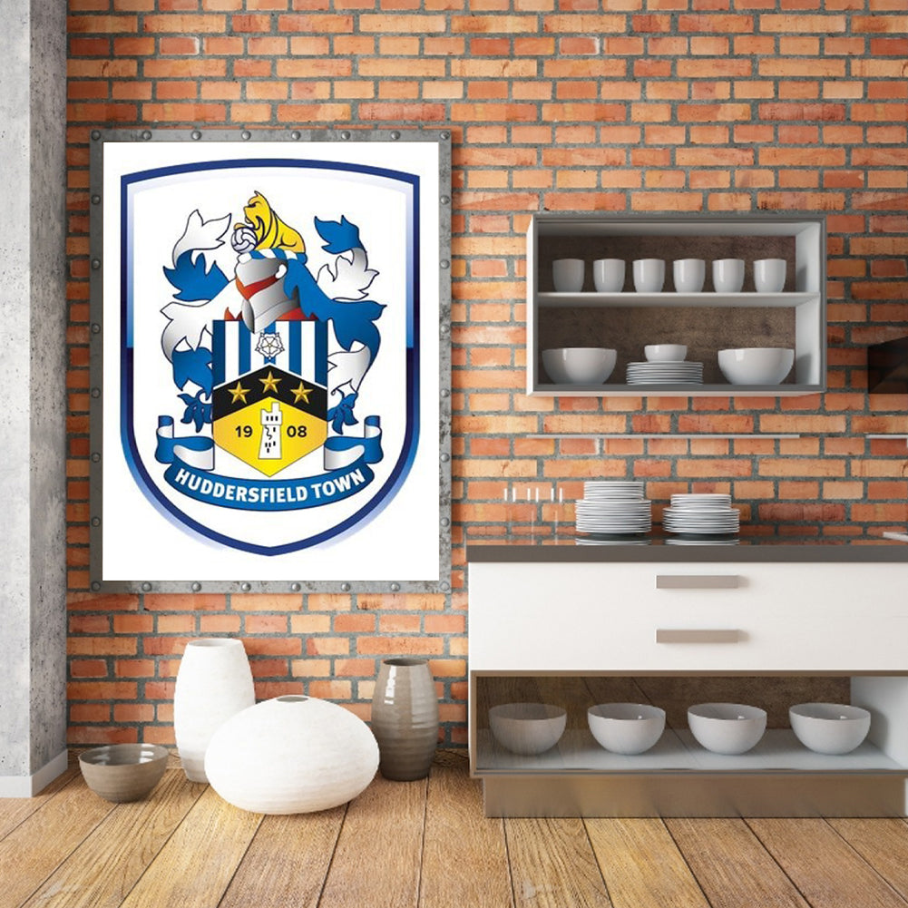 Huddersfield Football Club - Full Round Drill Diamond Painting 40*50CM